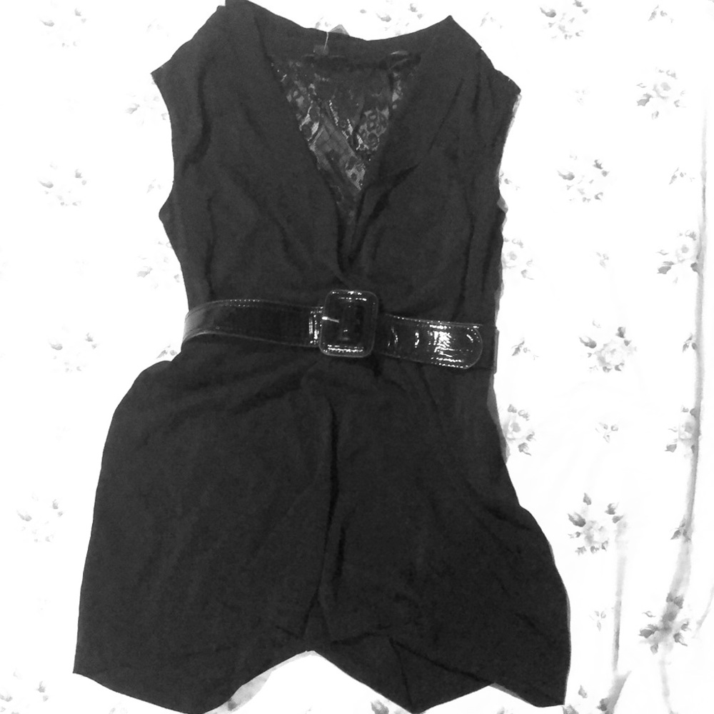 Rampage romper with belt